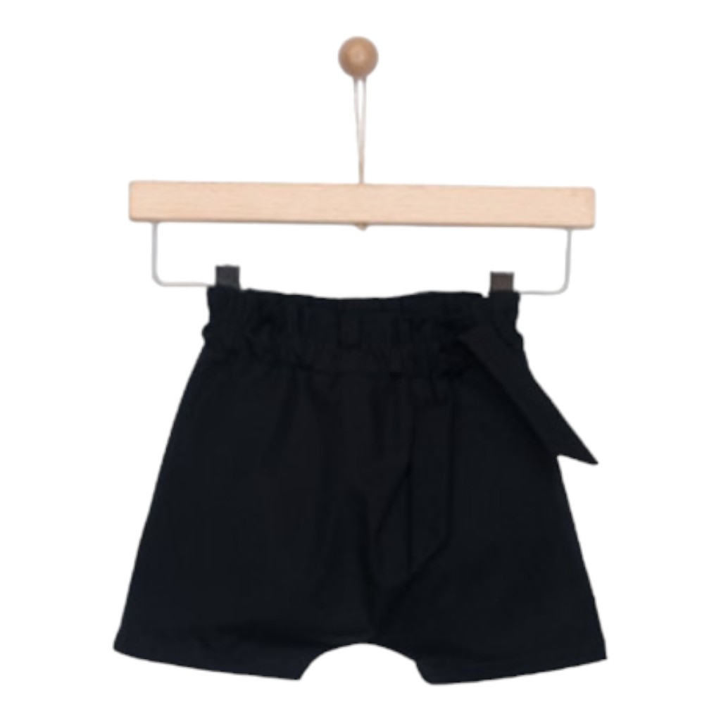 Shorts Bebe Niña Negro 9-12M