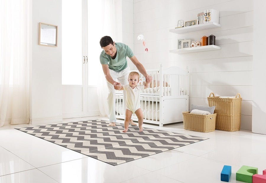Alfombra De Juegos Mat Portable Urban Zig Zag Parklon