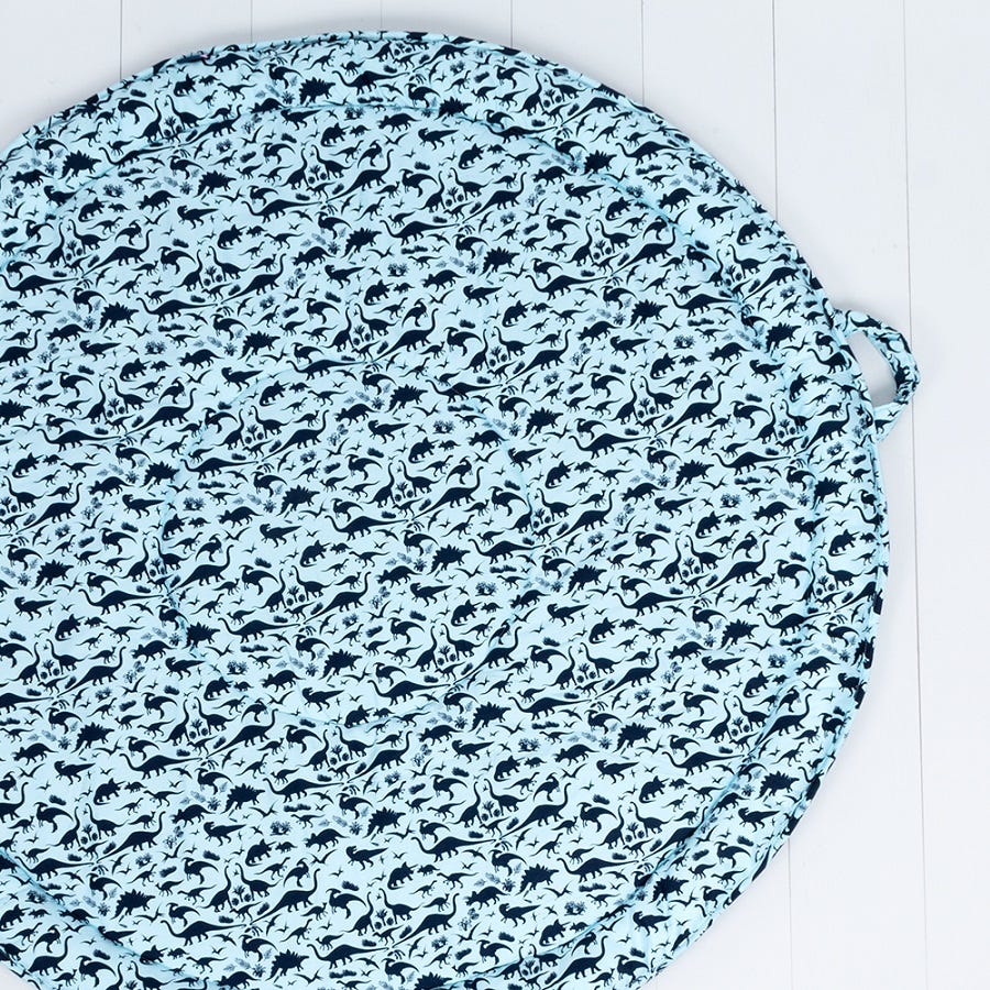 BEBE AU LAIT DINOMITE COTTON ROUNDABOUT PLAY MAT