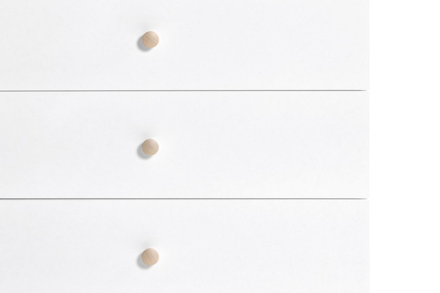 Set De Perillas Gelato De Color Natural Babyletto