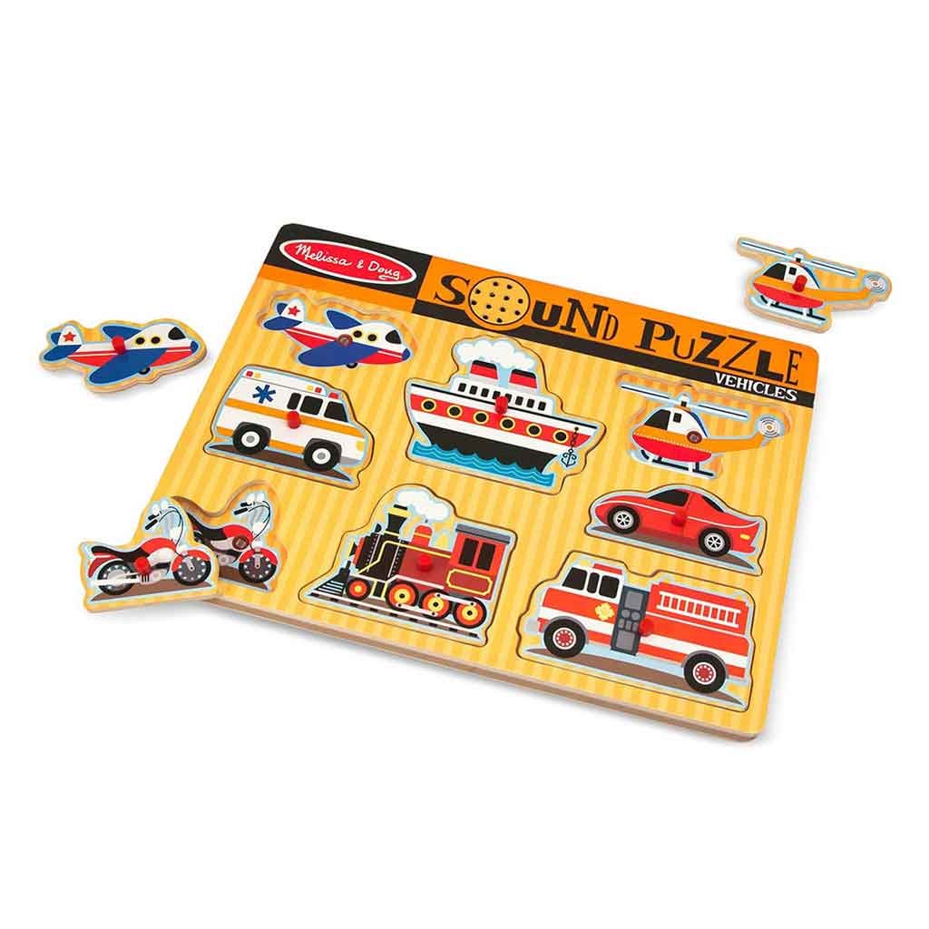 Rompecabezas Vehicle Sound & Puzzle Melissa & Doug