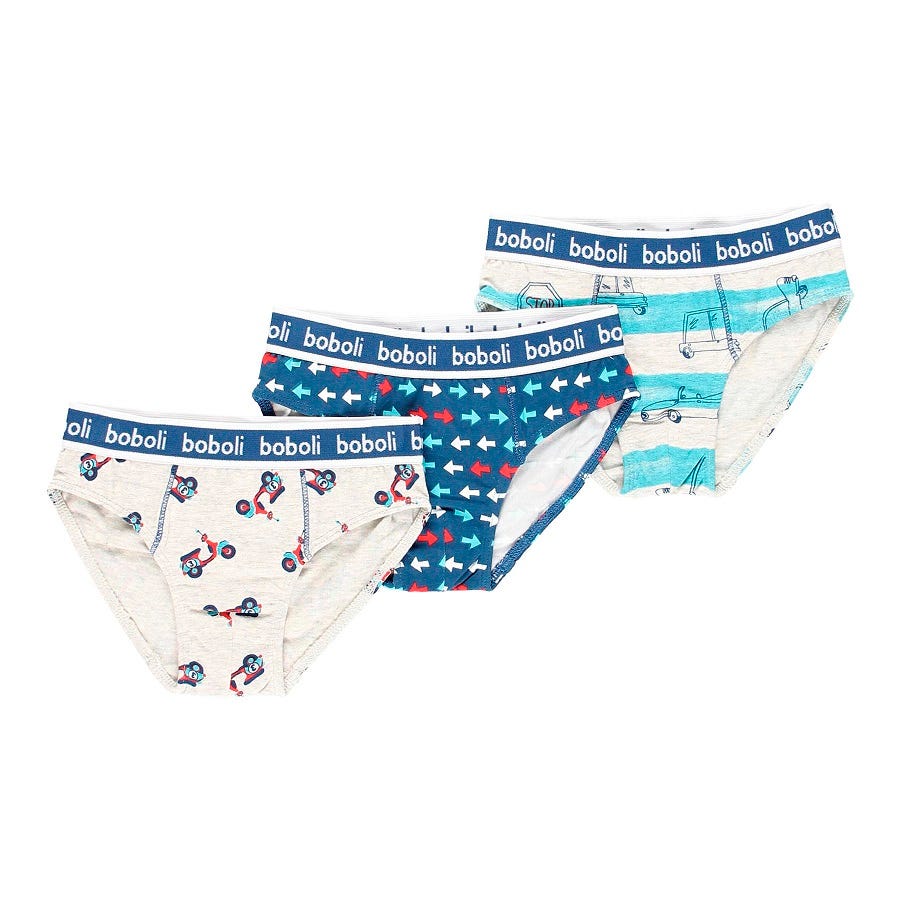 BOBOLI BOXERS PACK OF 3 SIZE 5Y