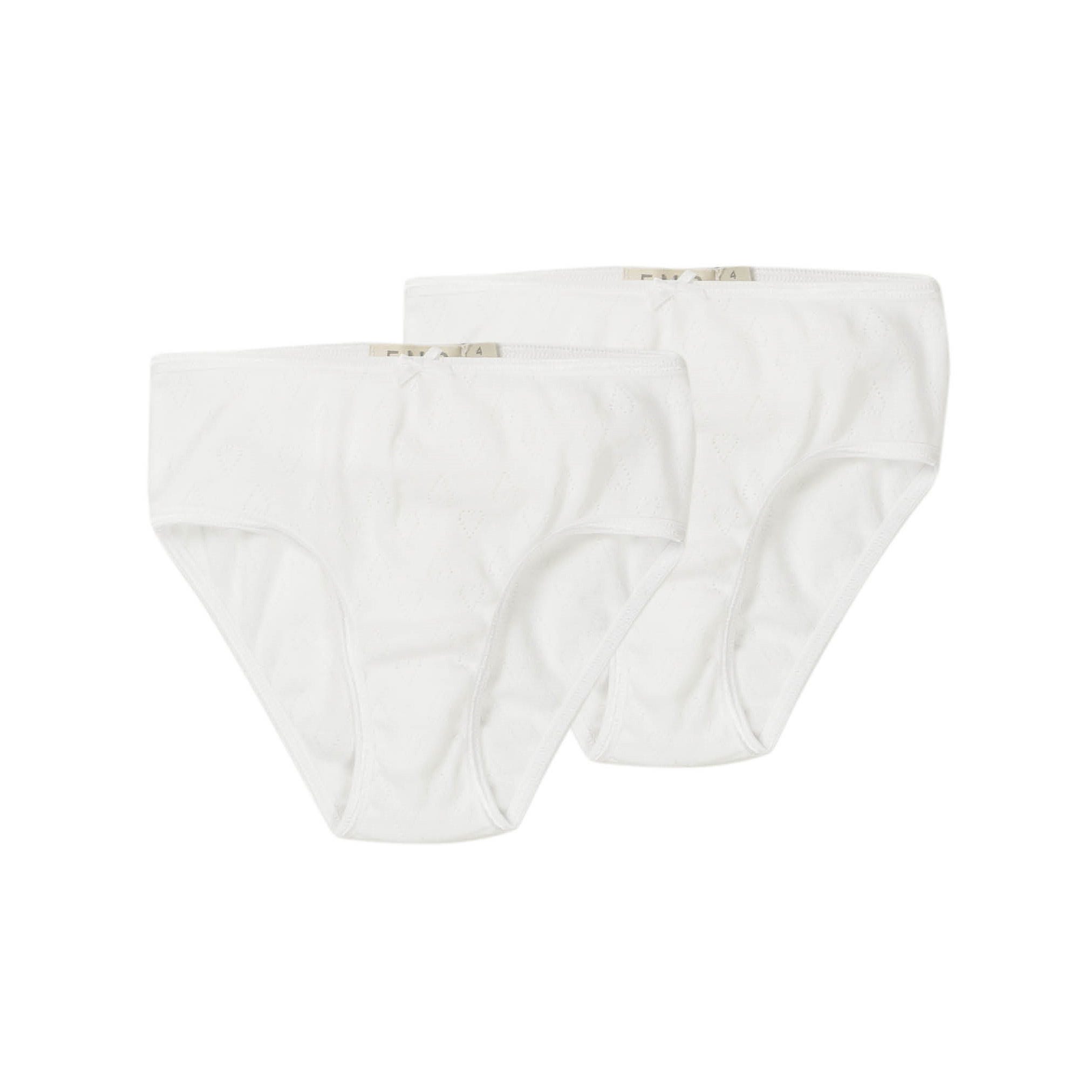 Set De 2 Panties Blancas Talla 5