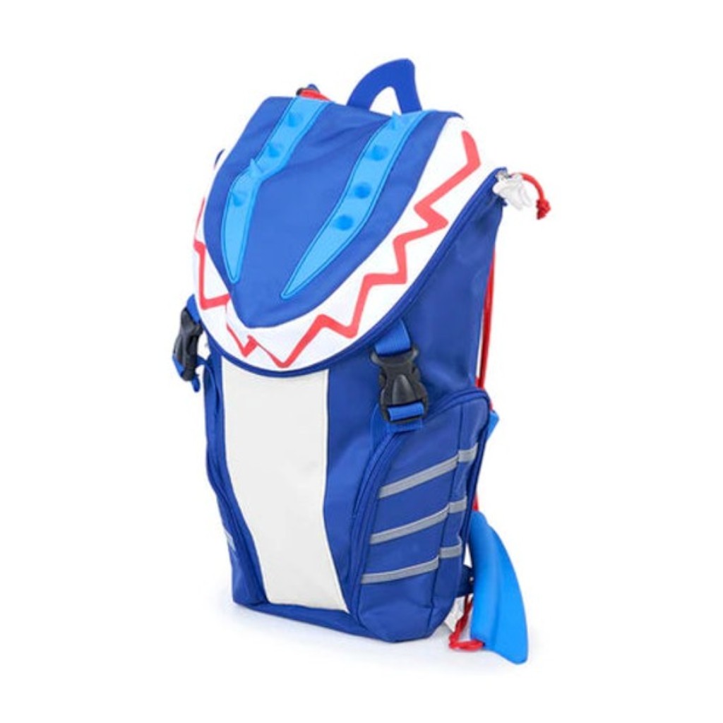 Mochila De Playa Azul Con Aleta De Tiburón