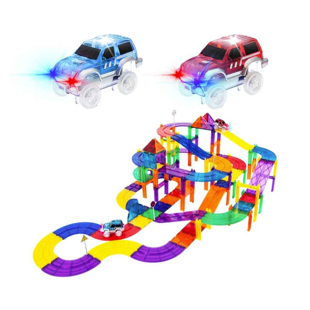 Pista De Carreras 100Pcs Building Blocks Picasso Tiles