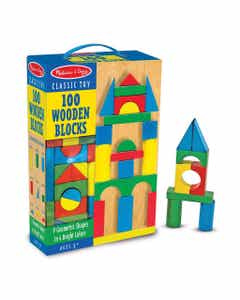 Juego De Bloques De Construcción De Madera Melissa & Doug