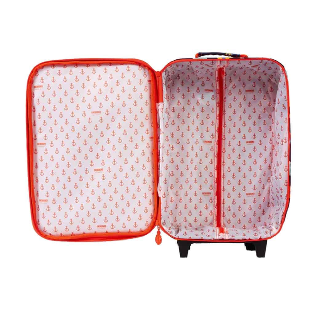 Maleta De 2 Ruedas Con Estampado Dibujos Acuáticos Penny Scallan