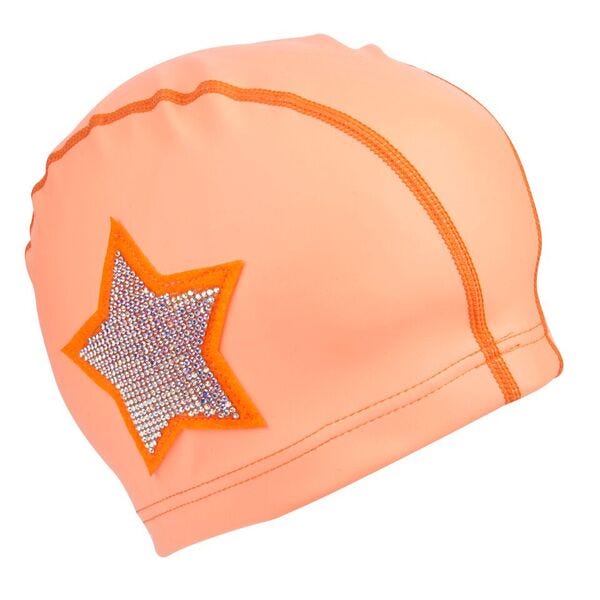 Gorro Para Nadar Color Melocotón Star Bling2O
