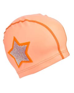 Gorro Para Nadar Color Melocotón Star Bling2O