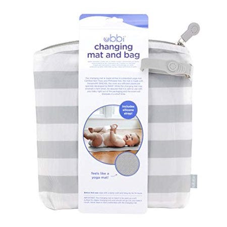 Mat Cambiador Y Bolsa Gray Ubbi