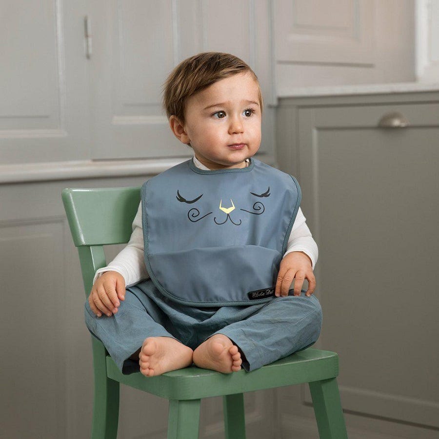 Babero Baby Bib Tender Blue Elodie Details
