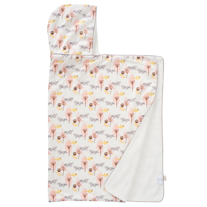 Toalla Con Capucha Fox Pink Fresk