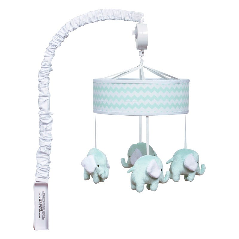 TREND LAB MINT CHEVRON MUSICAL MOBILE