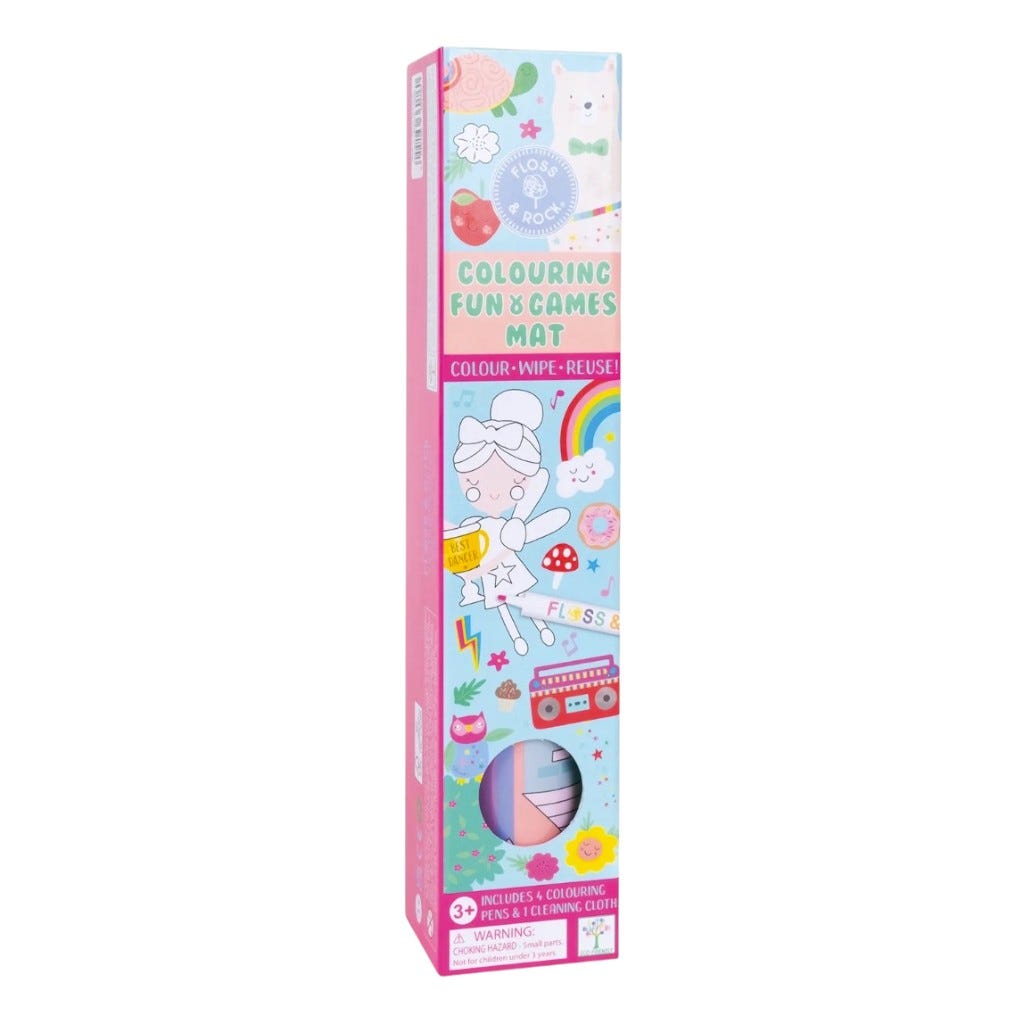 Mat de Juegos y Colorear Rainbow Fairy