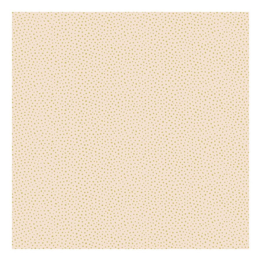 Papel Tapiz Con Estampado De Circulos Dorado Lilipinso