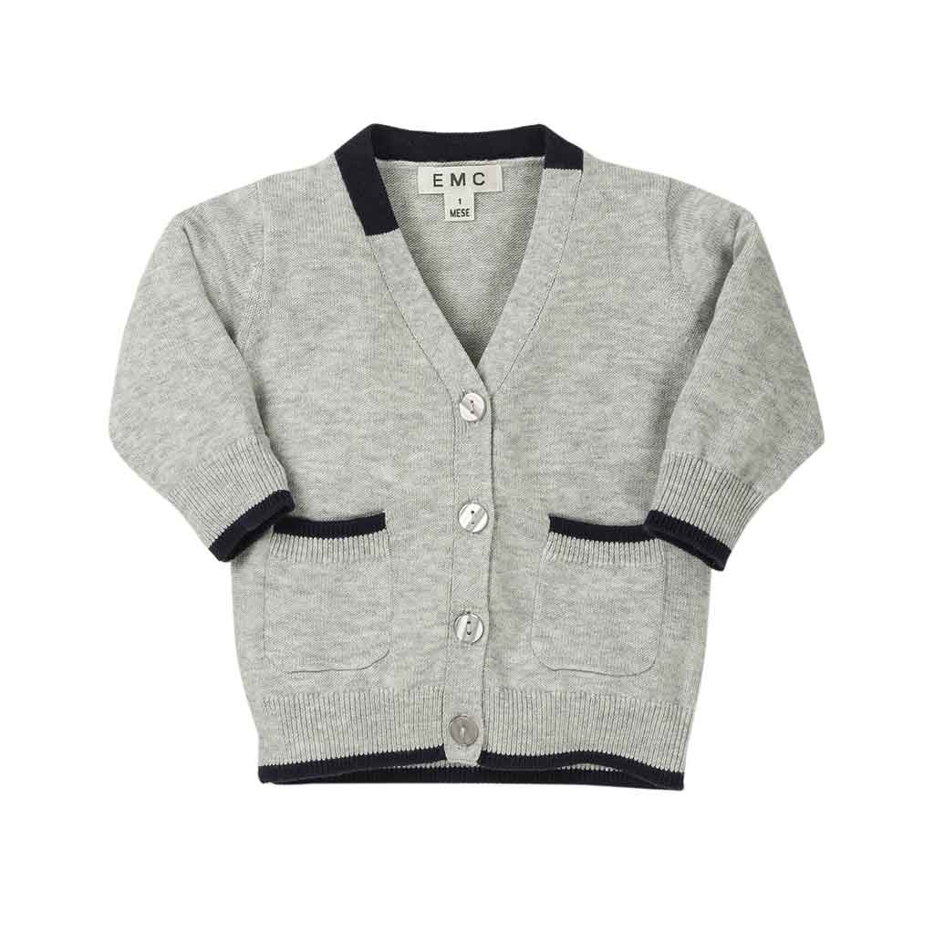 Cárdigan Gris Para Bebé De 24 Meses