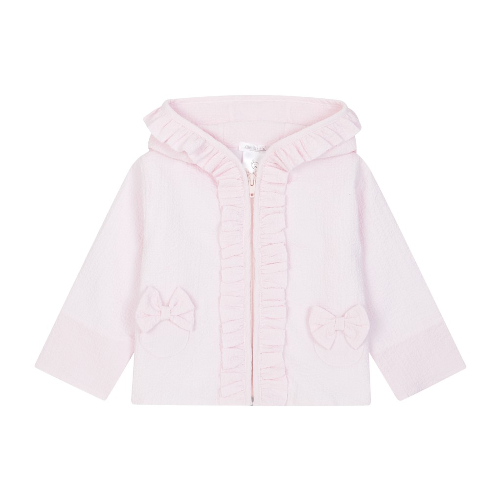 Chaqueta de bebé rosa talla 18 meses