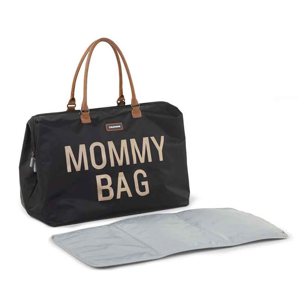Childhome Mommy Bag Nursery Bag - Black Gold
