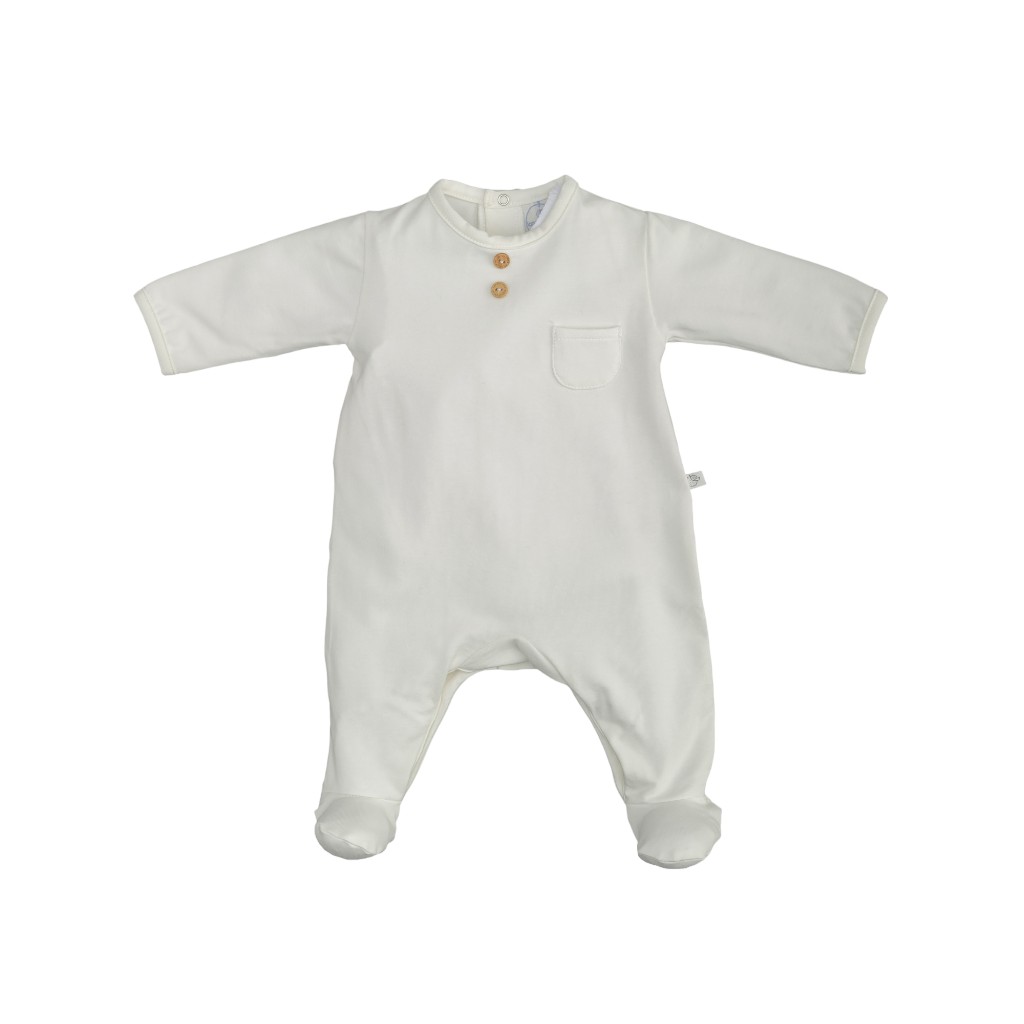 Enterizo Blanco Para Bebé De 9 Meses Laranjinha