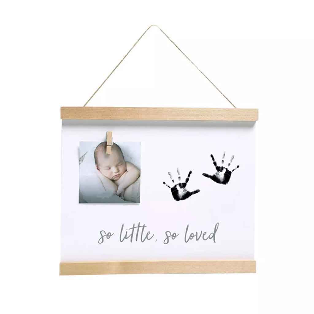 Marco De Pared De Madera De Pearhead Babyprints