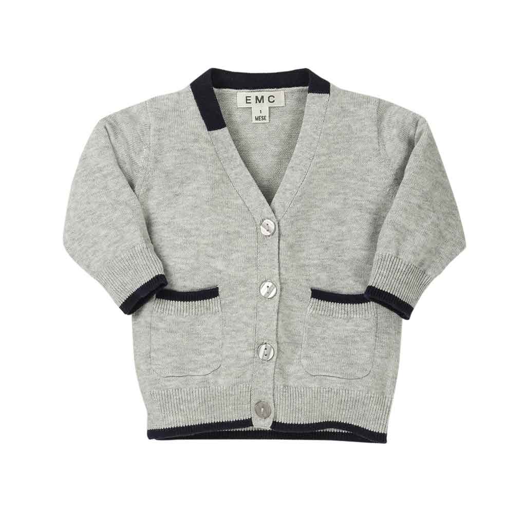 Cárdigan Gris Para Bebé De 9 Meses