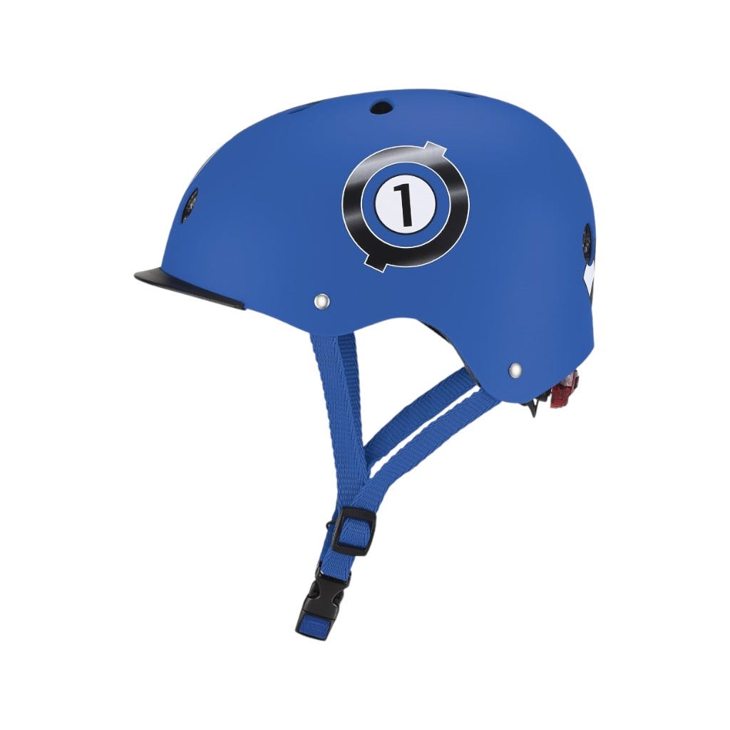 Casco azul para niños pequeños XS/S (48-53cm)