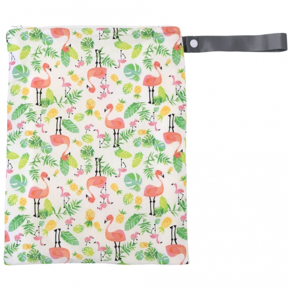 Bolsa Impermeable Mediana Flamingo Flock Itzy Ritzy