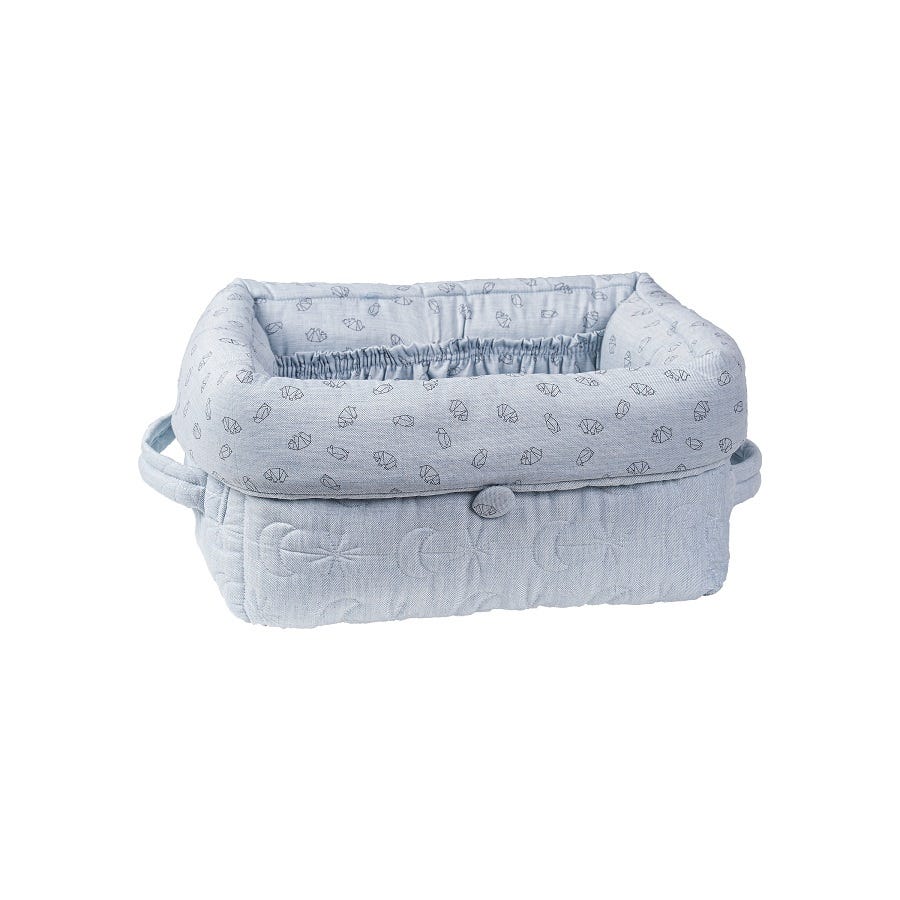 Cesta De Bebé Azul