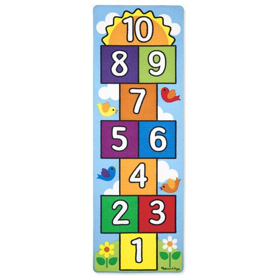 Alfombra Hop & Count Hopscotch Rug Mellissa & Doug