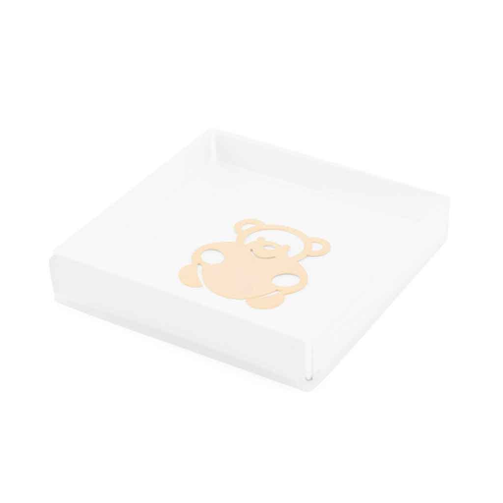 Bandeja De Acrílico Con Estampado De Oso Baby Bliss