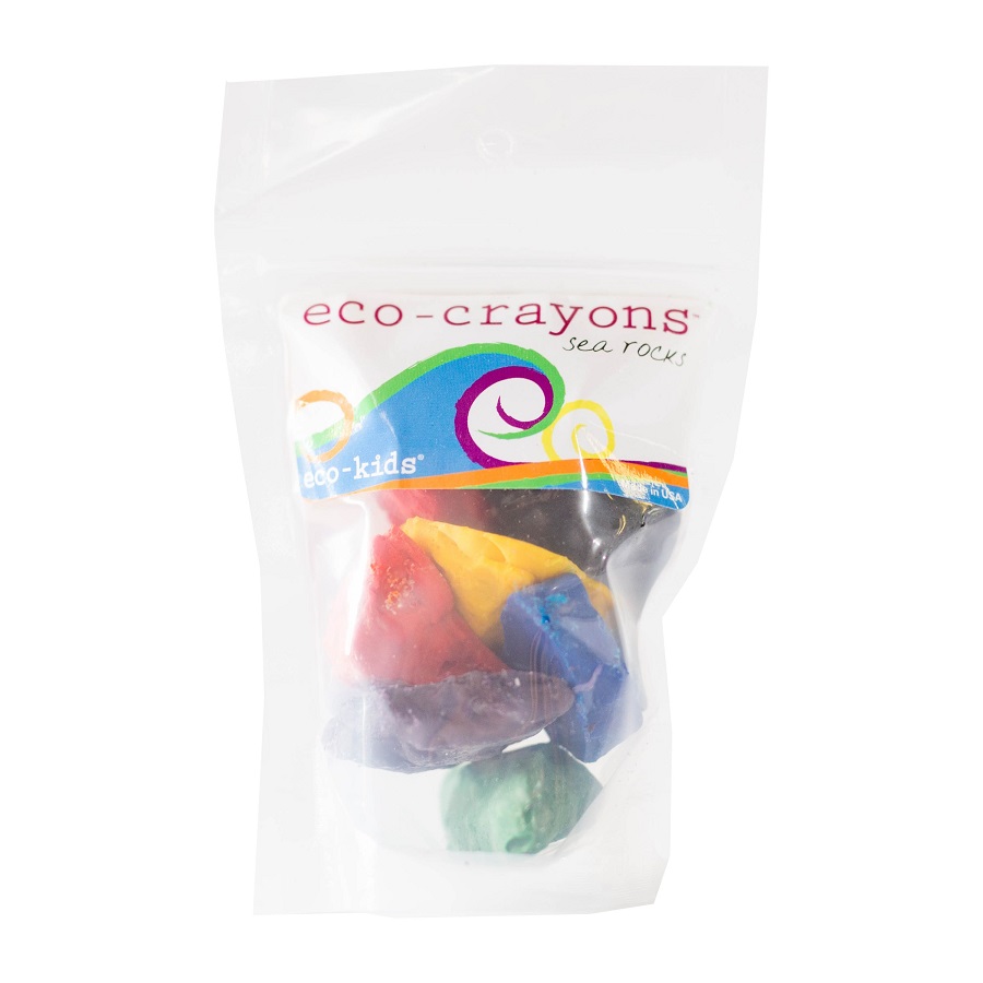 Crayones Ecológicos Rocas Del Mar 12 Unidades