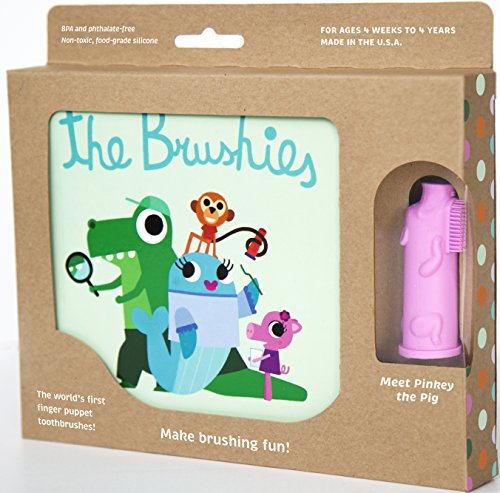 Libro + Cepillo De Dientes Pinkey The Pig The Brushies