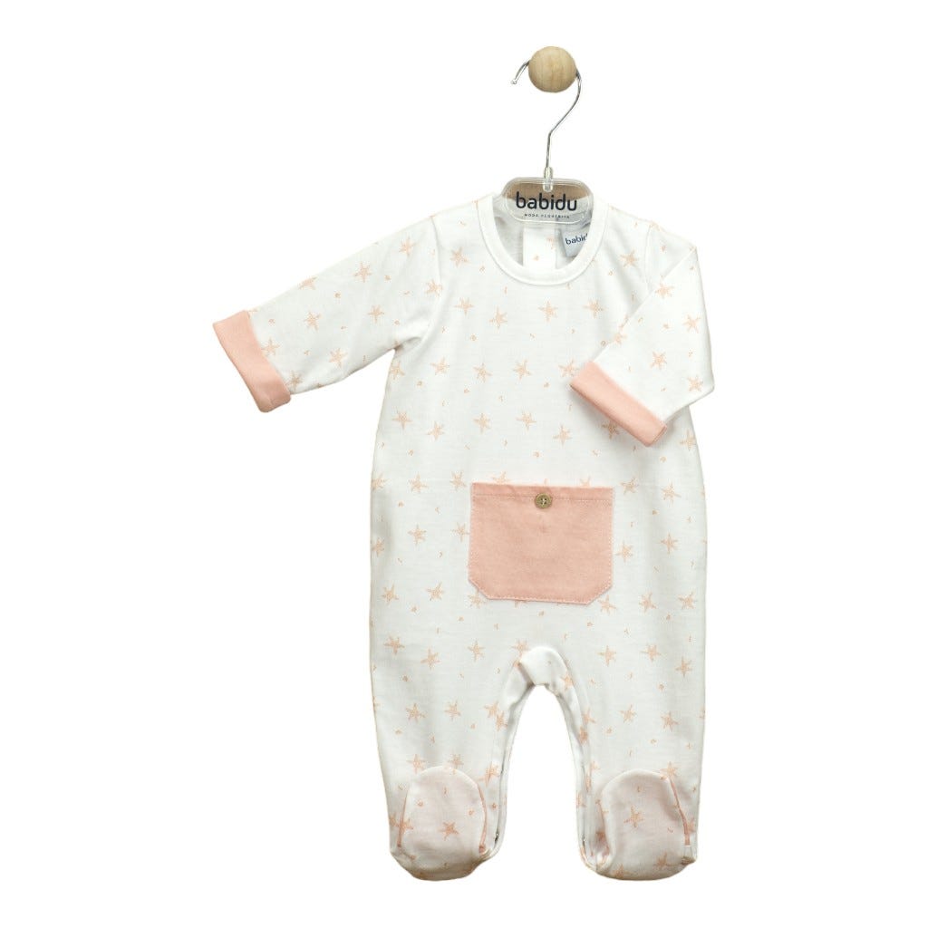 Babidu Bb Enterizo M/L Naranja 6M