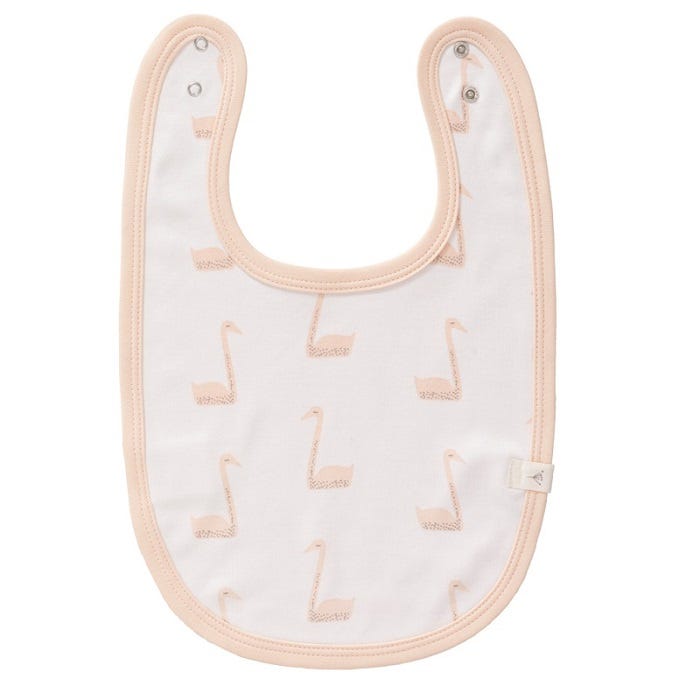 Fresk bib Swan pale peach
