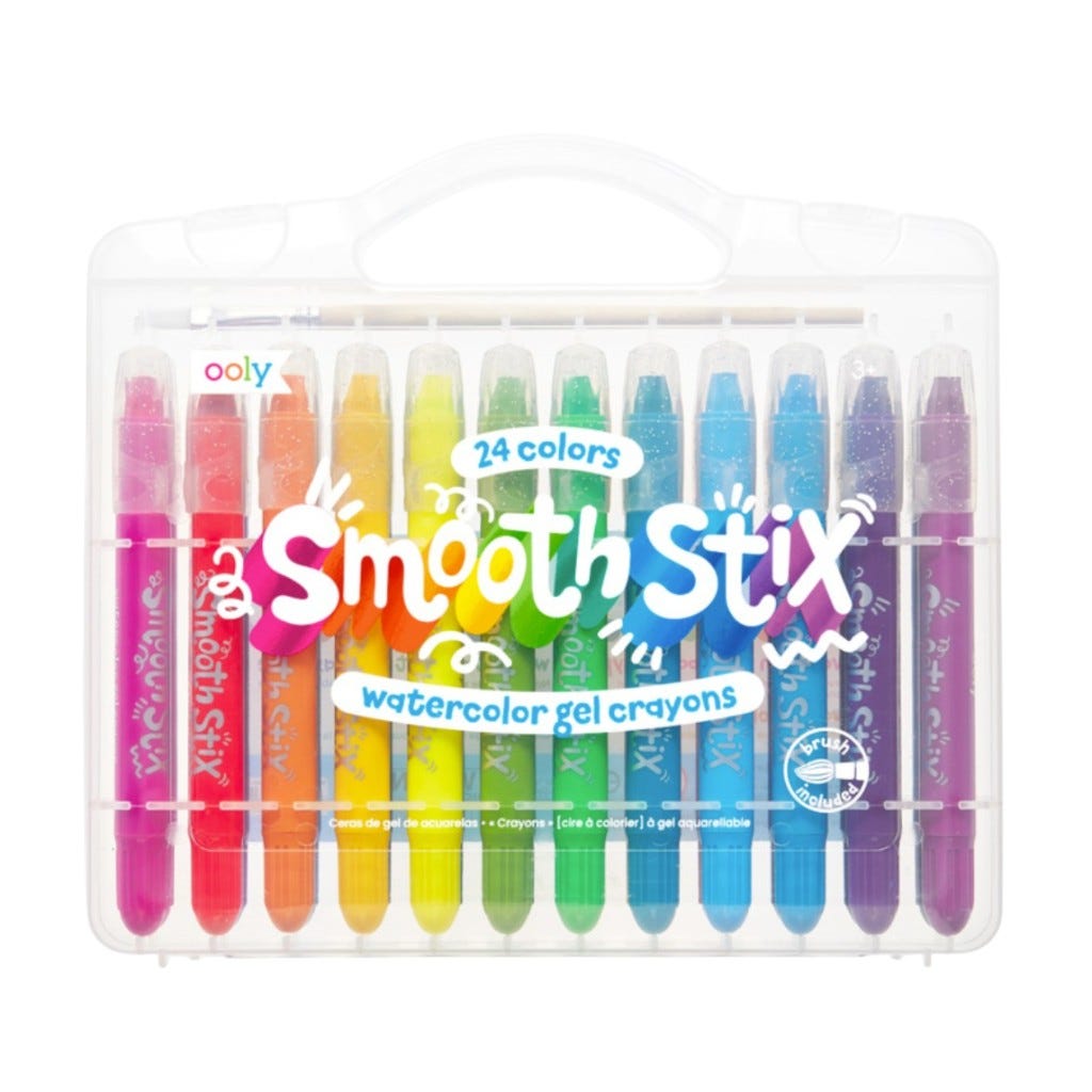 24 Crayones De Gel De Acuarela Smooth Stix