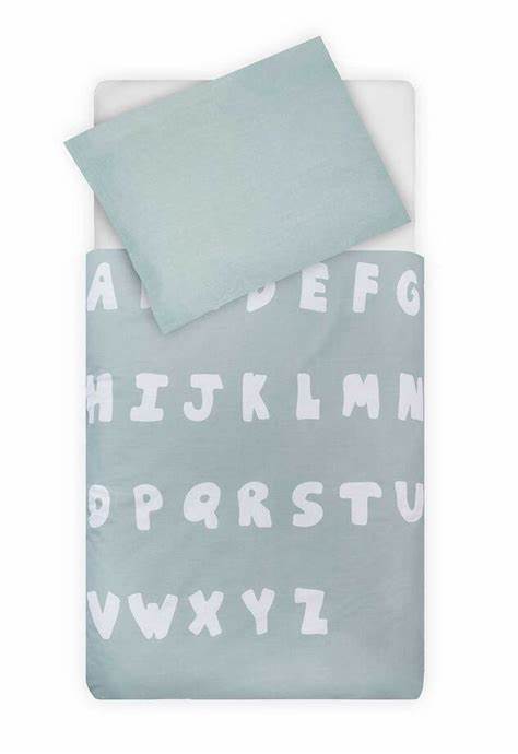 Funda Nórdica Abc Stone Green Jollein