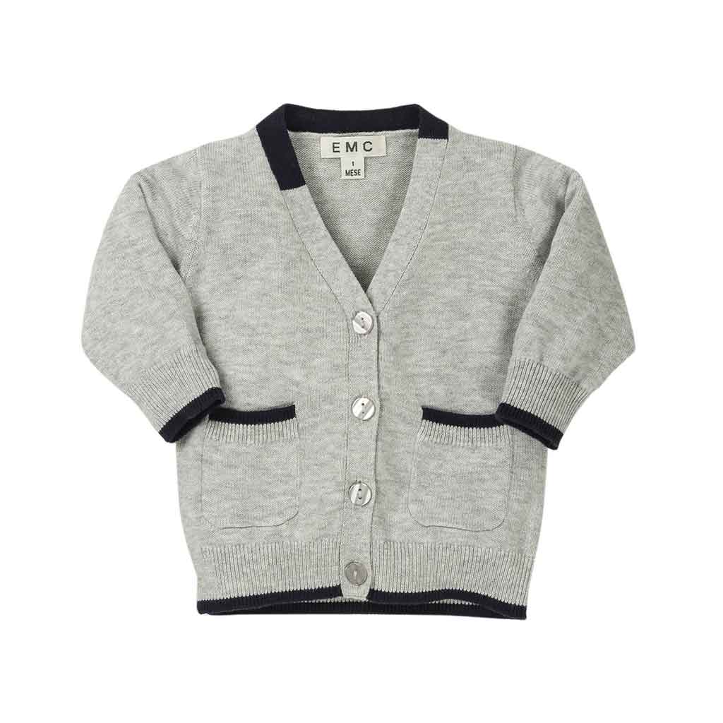 Cárdigan Gris Para Bebé De 18 Meses