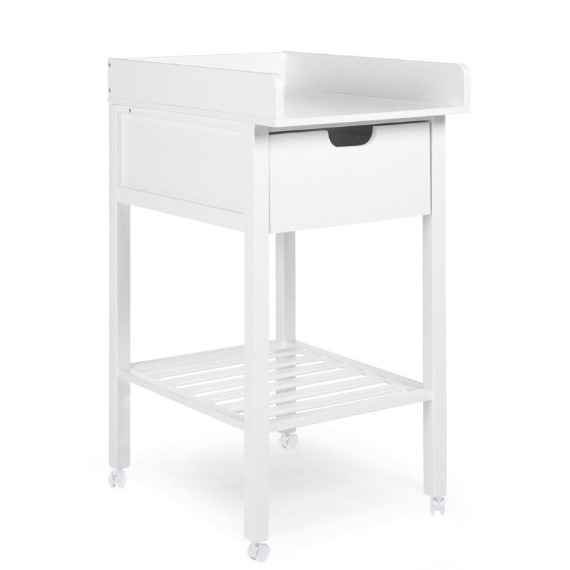 Mueble Cambiador Con Gaveta Y Ruedas Childhome