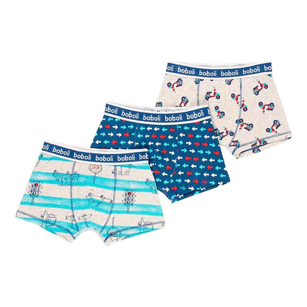 BOBOLI BOXERS PACK OF 3 SIZE 4Y