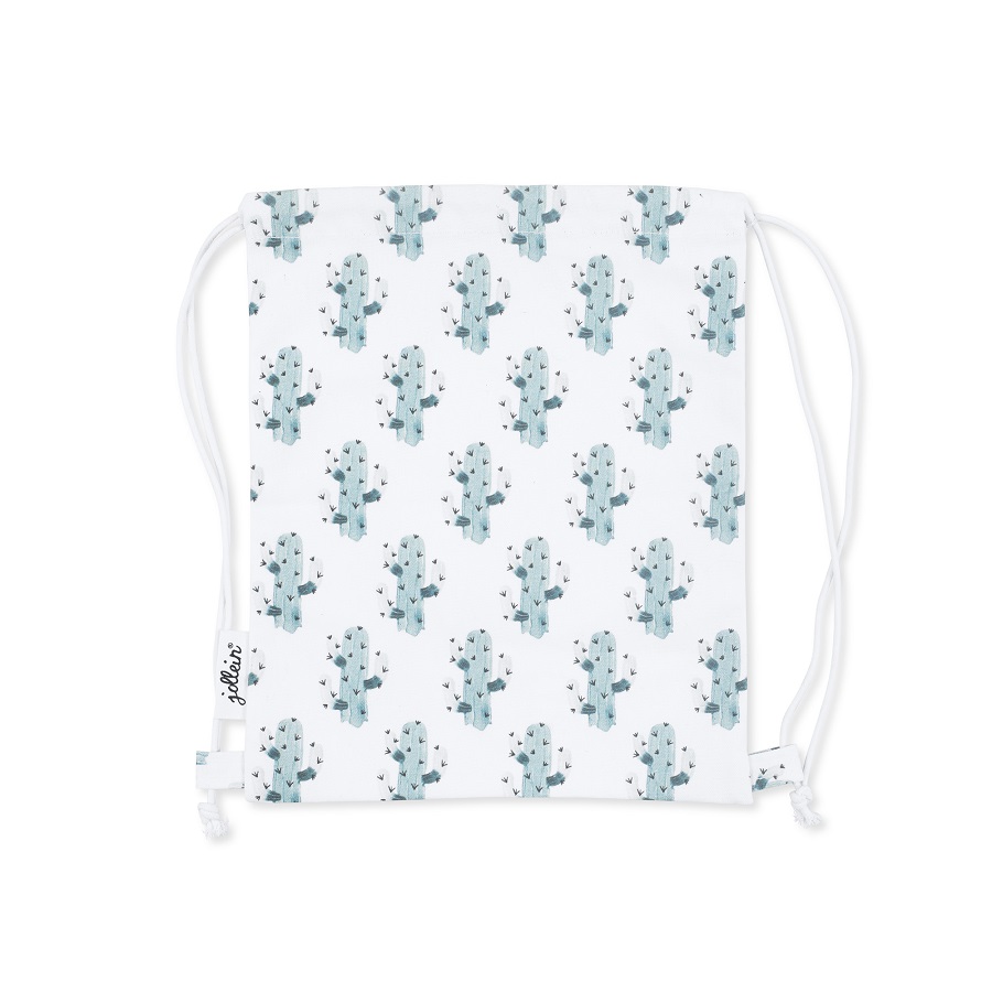 Mochila 30X35Cm Canvas Cactus Jollein